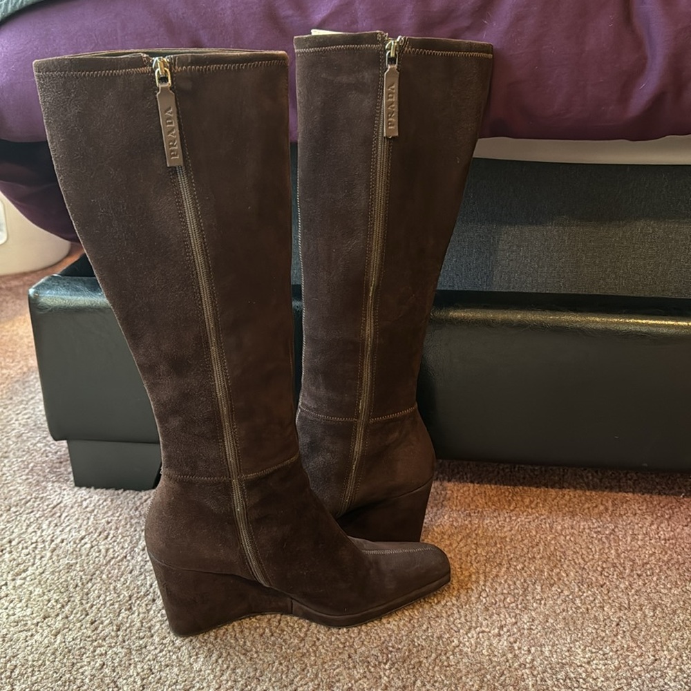 Prada wedge boots - Picture 3 of 10